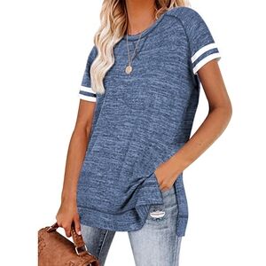 Casual Blue Women's Top
